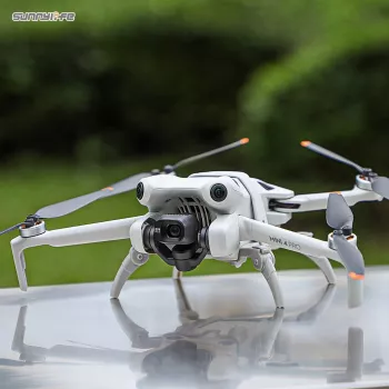 SUNNYLIFE laskutelineen jatkeet DJI Mini 4 Pro - korkeuden lisäys 30 mm, pikakiinnitys napsautettava, liukumattomat pehmusteet (harmaa) N4P-LG700