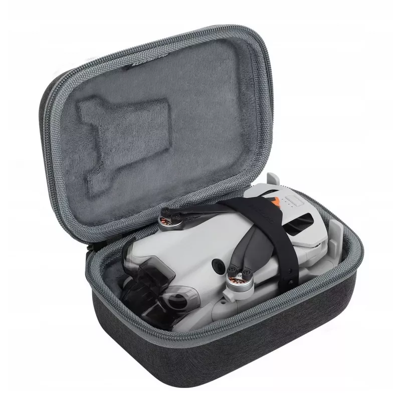 SUNNYLIFE kova kantolaukku DJI Mini 4 Pro -droonille, musta, N4P-B696-D