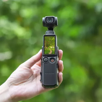 SUNNYLIFE sivukiinnike DJI Osmo Pocket 3 - GoPro-yhteensopiva - musta