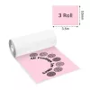 Phomemo värilliset kuitupaperirullat 53mm x 6,5m 3 kpl pakkaus T02 M02 PRO M03 M04S