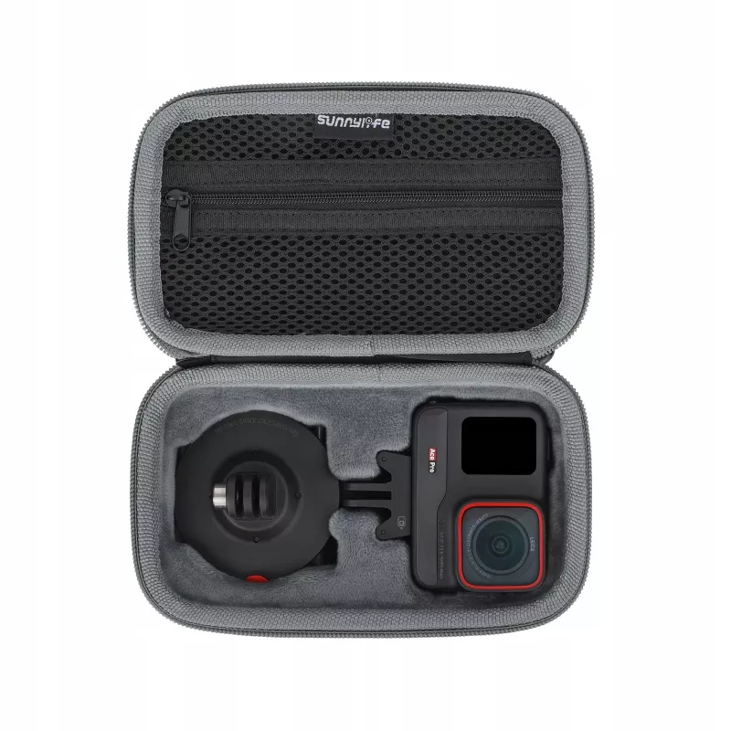 SUNNYLIFE kova kantolaukku Insta360 Ace / Ace Pro - musta