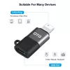 PULUZ Lightning–USB-C OTG -adapteri iPhonelle, musta (PU649B)