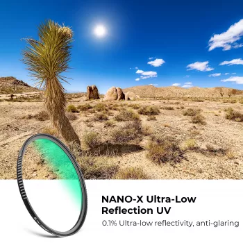 K&F Concept Nano-X MRC UV -suodatin erittäin vähäinen heijastus 52 mm