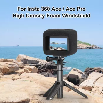 PULUZ tuulensuoja vaahtomuovisuojus Insta360 Ace Pro / Insta360 Ace (musta)