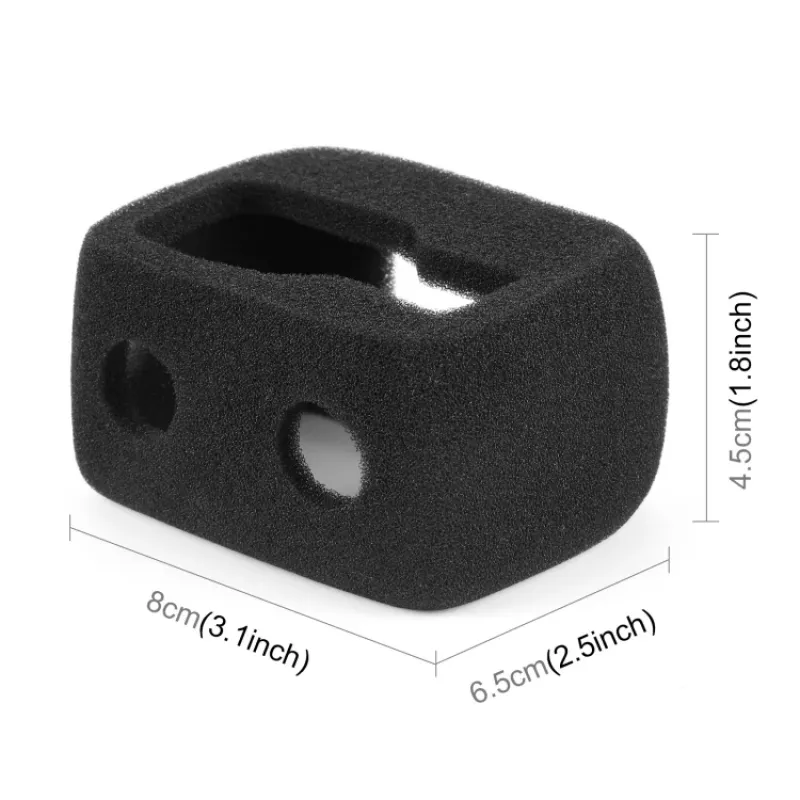 PULUZ tuulensuoja vaahtomuovisuojus Insta360 Ace Pro / Insta360 Ace (musta)