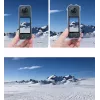 SUNNYLIFE kehysteline 2 kylmäkenkätelineellä ja silikonisella objektiivinsuojuksella Insta360 X4 (musta)