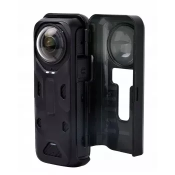 SUNNYLIFE kova suojakotelo Insta360 X4 -toimintakameraan - musta