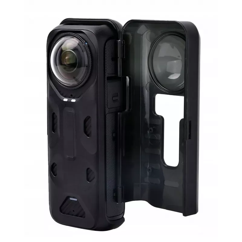 SUNNYLIFE kova suojakotelo Insta360 X4 -toimintakameraan - musta