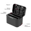 PULUZ USB-kaksoisakkulaturi Insta360 X4 - PU999B