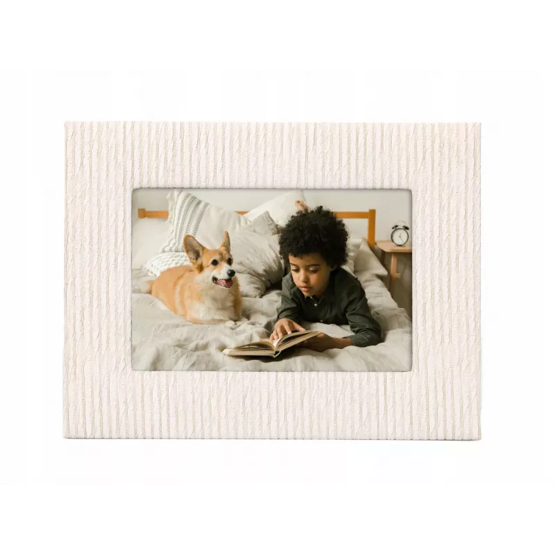 Pystykuvakehys 10x15 cm valokuvalle ecru beige pysty- ja vaakasuuntaan Loveinstant