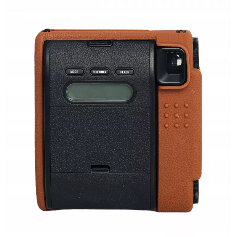 LOVEINSTANT silikoninen suojakotelo Fujifilm Instax Mini 99 -kameraan - ruskea