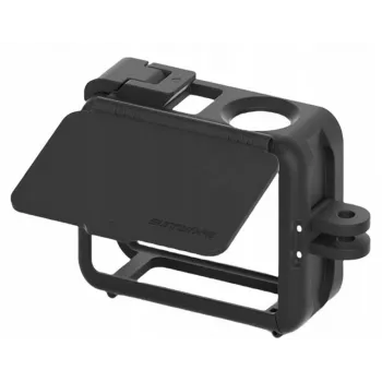 SUNNYLIFE kehyspidike + linssinsuoja DJI Osmo Action 5 Pro / 4 / 3 - musta