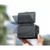 SUNNYLIFE kehyspidike + linssinsuoja DJI Osmo Action 5 Pro / 4 / 3 - musta