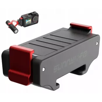 SUNNYLIFE adapteripidike DJI Osmo Action 5 Pro / 5 / 4 / 3 - ISO-kylmäkenkä - musta