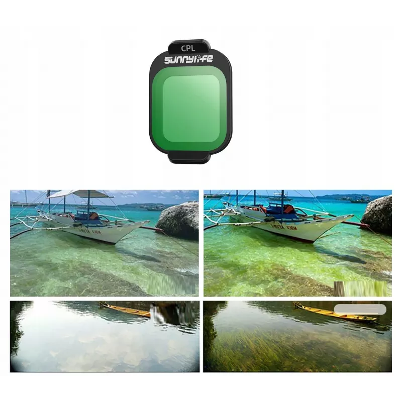 SUNNYLIFE CPL polarisaatiosuodatin DJI Flip -droonille + suojapussi Fi963