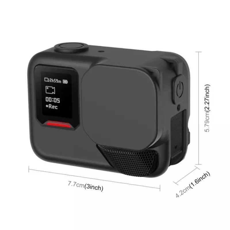 PULUZ silikoninen suojakotelo Insta360 Ace Pro 2 - musta