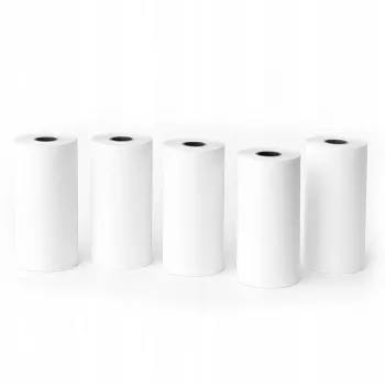 LOVEINSTANT valkoiset itseliimautuvat paperitarrat 5 rullaa 3,5m Love Instant X6 / S1 / Phomemo T02 / M02x