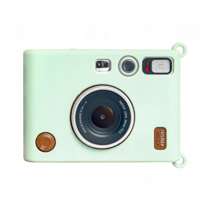 LOVEINSTANT silikonikuori Fujifilm Instax Mini Evo -kameraan - vihreä