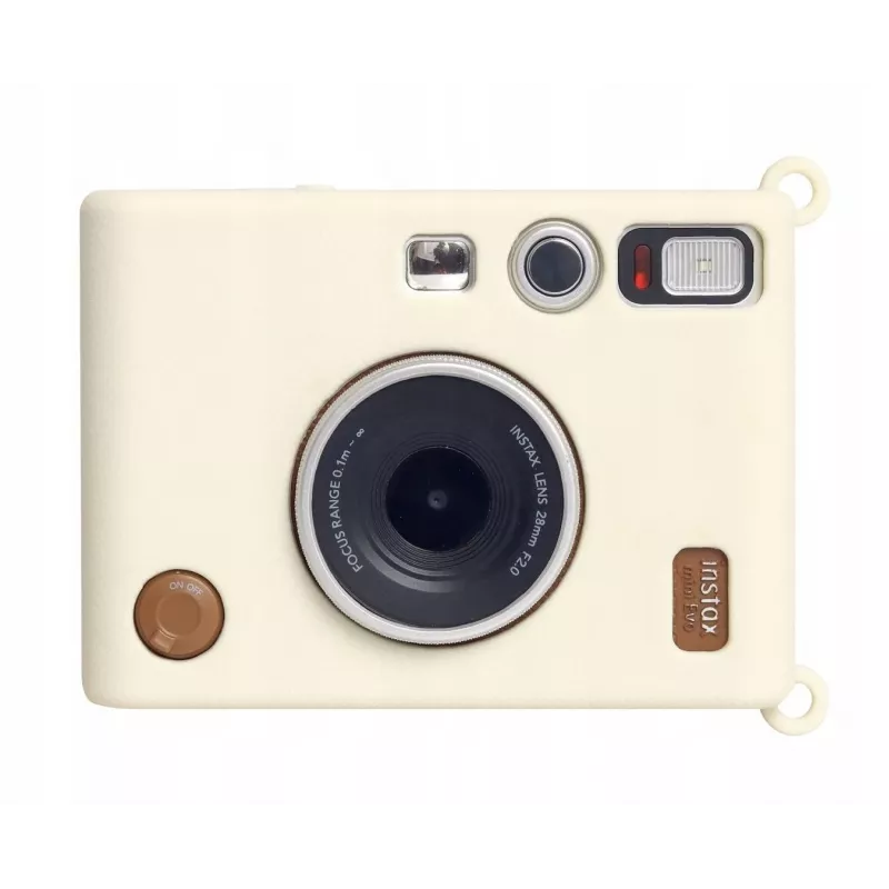 LOVEINSTANT silikonikotelo Fujifilm Instax Mini Evo - valkoinen