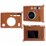LOVEINSTANT silikoninen suojakotelo Fujifilm Instax Mini Evo - ruskea