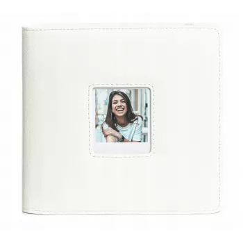 LOVEINSTANT valokuva-albumi Polaroid Go - 36 arkkia, 288 kuvaa, valkoinen PU-nahka