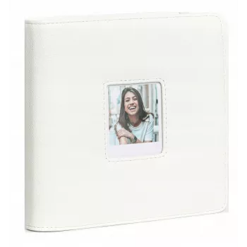 LOVEINSTANT valokuva-albumi Polaroid Go - 36 arkkia, 288 kuvaa, valkoinen PU-nahka