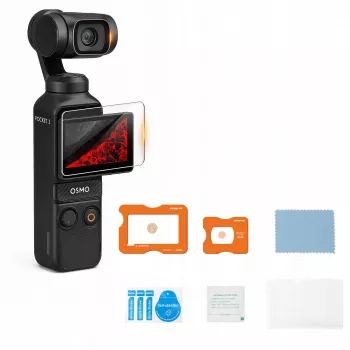 SUNNYLIFE näytön ja objektiivin suojasarja AR-pinnoitteella DJI Osmo Pocket 3 - karkaistu lasi 9H