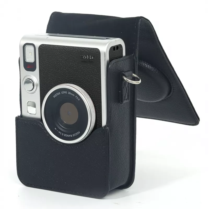 LOVEINSTANT kotelo laukku Fujifilm Instax Mini Evo musta / pystysuunta