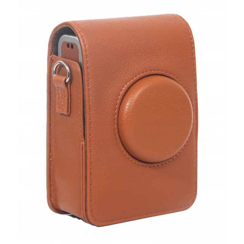 LOVEINSTANT suojakotelo Fujifilm Instax Mini Evo - ruskea (pystysuunta)