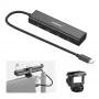 NEEWER PS020E USB-C-hubi 4-in-1, 5x USB-C 10Gbps 100W PD, kylmäkenkäkiinnike ja 1/4 tuuman kierre