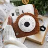 LOVEINSTANT suojakotelo Fujifilm Instax Mini 12 - plussakoira-design - ruskea