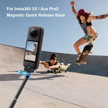 PULUZ magneettinen pikairrotuskiinnike Insta360 X5 / X4 Air / Ace Pro 2 / PU771B