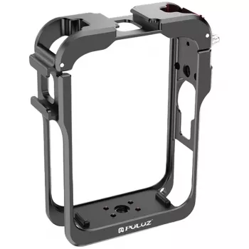 PULUZ kehyskiinnike suojakehys 2x kenkäkiinnikkeellä ja 1/4 tuuman kierteellä DJI Osmo 360:lle (PU781B)
