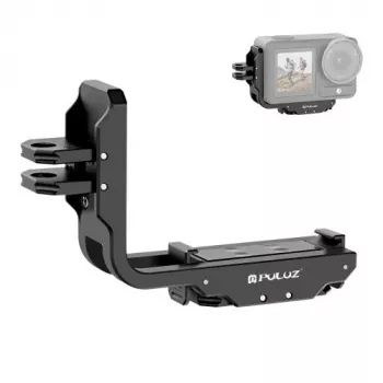 PULUZ PU768B Cage Rail DJI Osmo Action 5 Pro / 4:lle, vaaka- ja pystysuunta