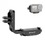 PULUZ PU768B Cage Rail DJI Osmo Action 5 Pro / 4:lle, vaaka- ja pystysuunta