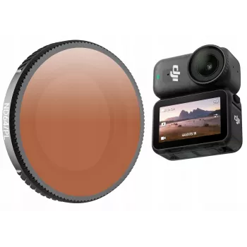 SUNNYLIFE hybridisuodatin 2in1 polarisoiva PL + harmaa ND64 DJI Osmo Nano + kotelo / On-fi073-64p