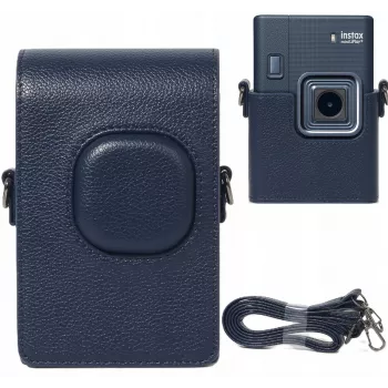 LOVEINSTANT suojakotelo Fujifilm Instax Mini LiPlay+ -kameralle, Navy Blue