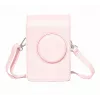 LOVEINSTANT kotelo pussukka suojakotelo Fujifilm Instax Mini Evo pinkki pystysuora