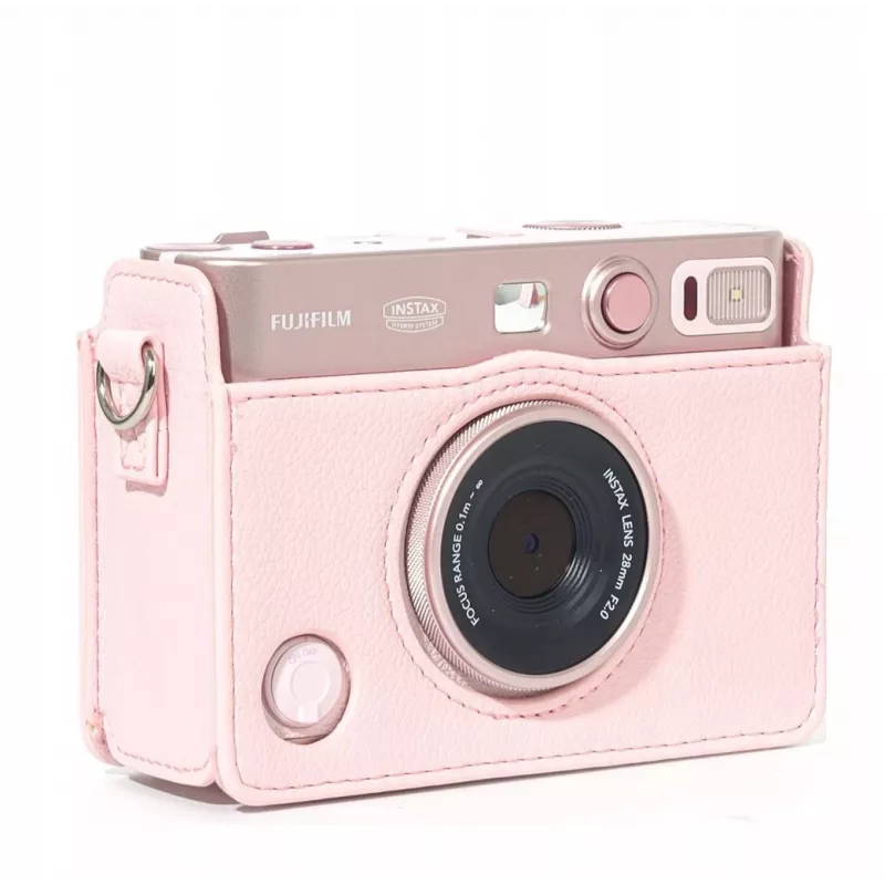 LOVEINSTANT suojakotelo pussukka Fujifilm Instax Mini Evo - pinkki / vaakasuora