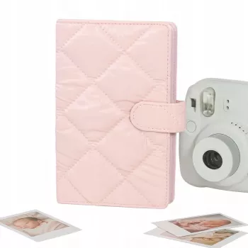LOVEINSTANT-albumi 108 kuvalle, yhteensopiva Fujifilm Instax Mini 12 40 11 9 8 7 Evo Liplay Link kanssa / tikattu pinkki