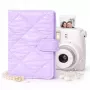 LOVEINSTANT-valokuvakansio 108 kuvalle, yhteensopiva Fujifilm Instax Mini 12 40 11 9 8 7 Evo LiPlay Link kanssa, violetti tikattu