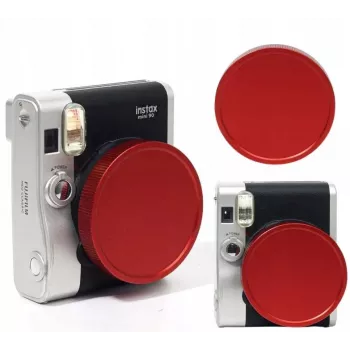 LOVEINSTANT suojan objektiivinsuojus Fujifilm Instax Mini 90 - punainen