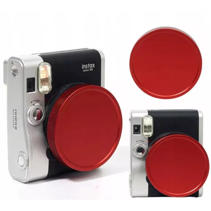 LOVEINSTANT suojan objektiivinsuojus Fujifilm Instax Mini 90 - punainen