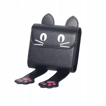LOVEINSTANT kotelo Instax Square Mini -valokuville, sopii Fuji SQ1 SQ6 99 41 40 12 11, Black Cat