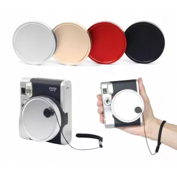 LOVEINSTANT suojan objektiivinsuojus Fujifilm Instax Mini 90 Neo Classic - hopea