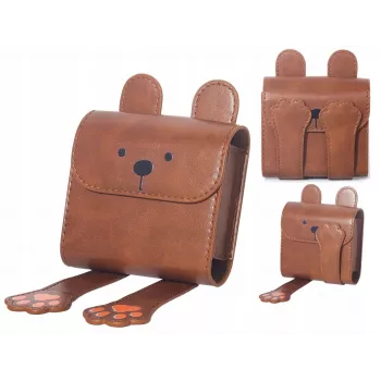 LOVEINSTANT-valokuvakansio Fujifilm Instax Square ja Mini - Brown Bear -kuosi, 64 kuvaa