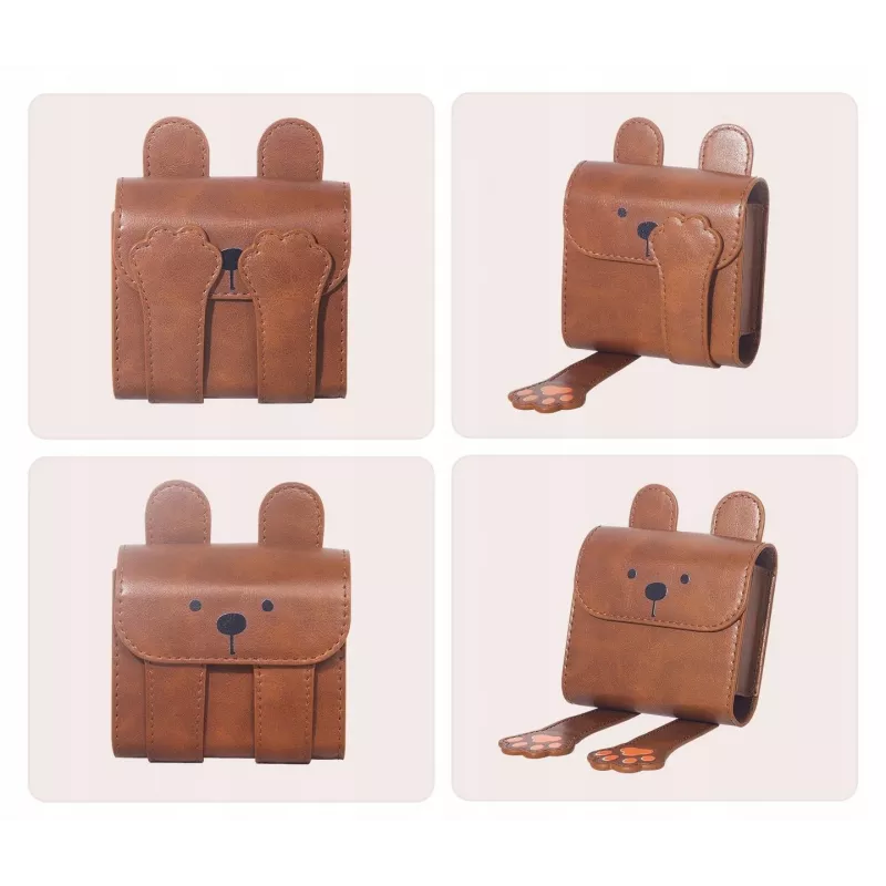 LOVEINSTANT-valokuvakansio Fujifilm Instax Square ja Mini - Brown Bear -kuosi, 64 kuvaa