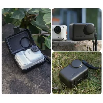 SUNNYLIFE kova kotelo Insta360 GO Ultra -kameralle - musta (GU-SN135-D)