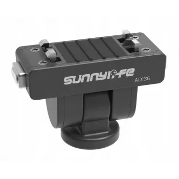 SUNNYLIFE magneettinen pikairrotuspidike 1/4 tuuman ruuvilla Insta360 X4, X3, Ace Pro ja muut - musta (AD136-D)