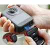 SUNNYLIFE Magnetic Quick Release Mount 1/4 tuuman jalusta DJI Osmo Action 5 Pro 4 3 2 / Insta360 - musta